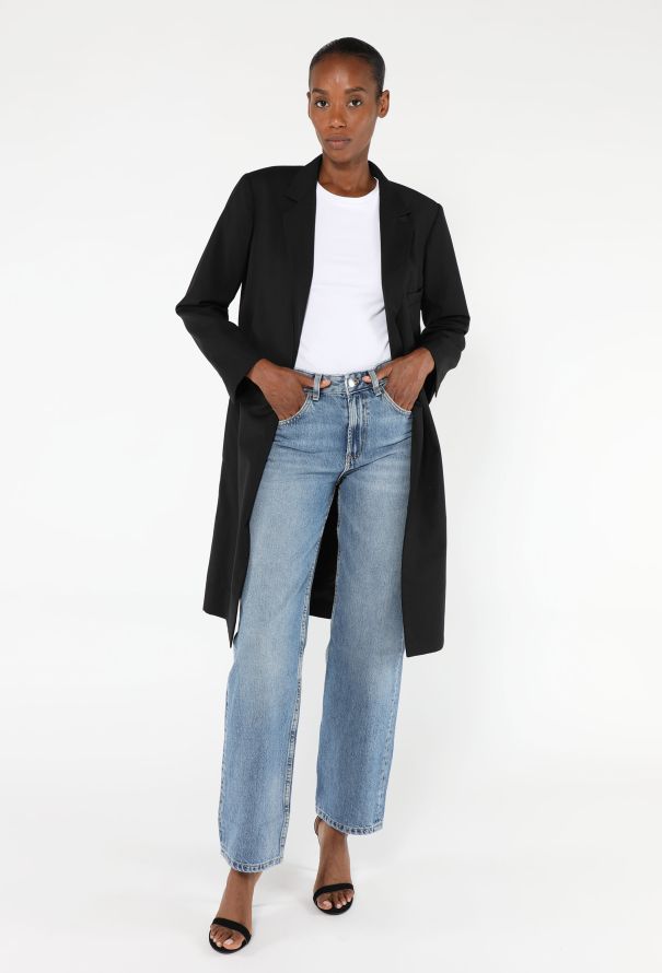 Céline S/S 2017 Tailored Crêpe Coat - 4