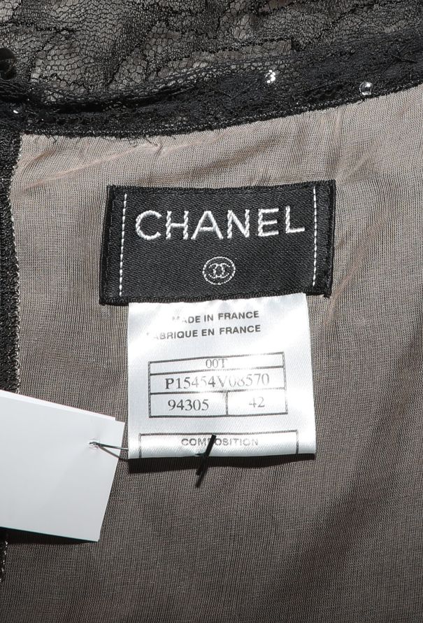 Chanel Embellished Tiered Lace Dress - 5