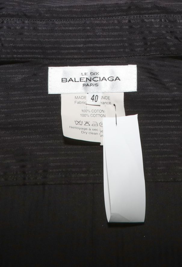 Balenciaga S/S 2001 Asymmetrical Ruffled Shirt - 4