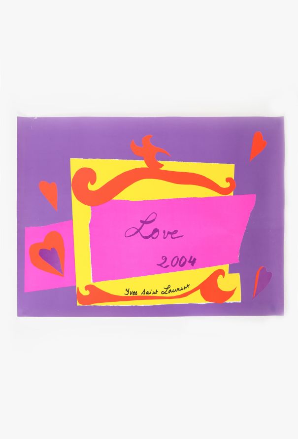 Saint Laurent Original Love Poster, 2004 - 1