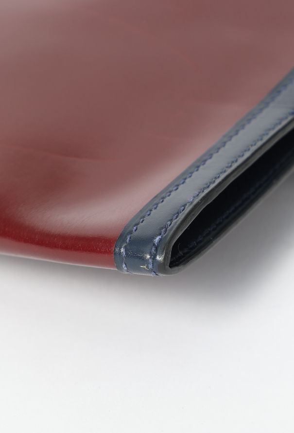 Hermès Vintage Bicolor Box Rio Clutch - 8