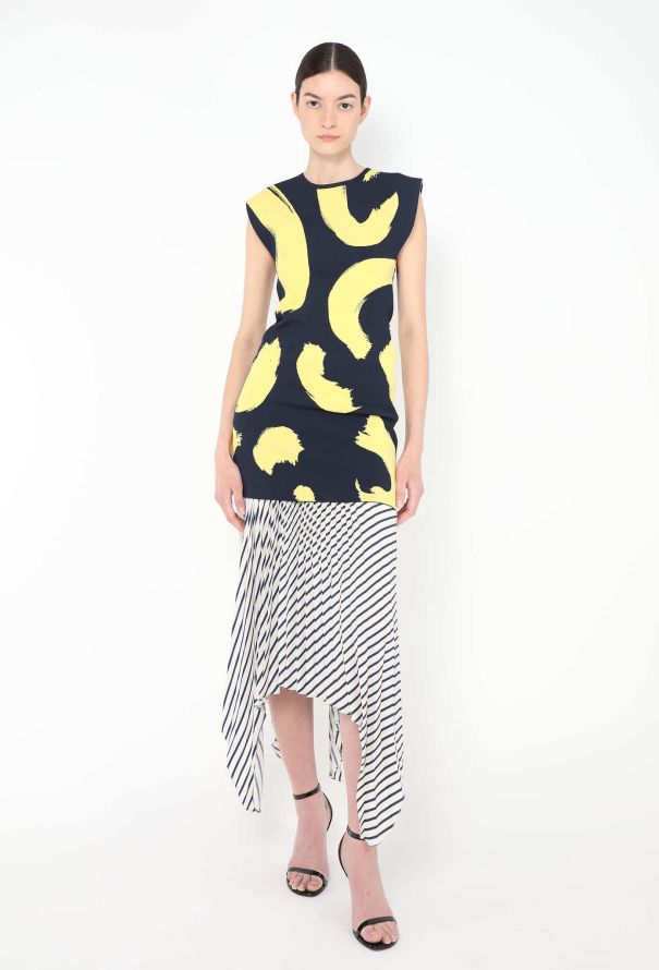 Céline S/S 2014 Brushstroke Bodycon Tunic - 1