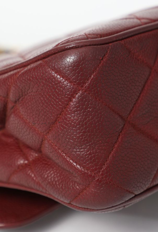 Chanel Vintage '90s Quilted Caviar Shoulder Bag - 9