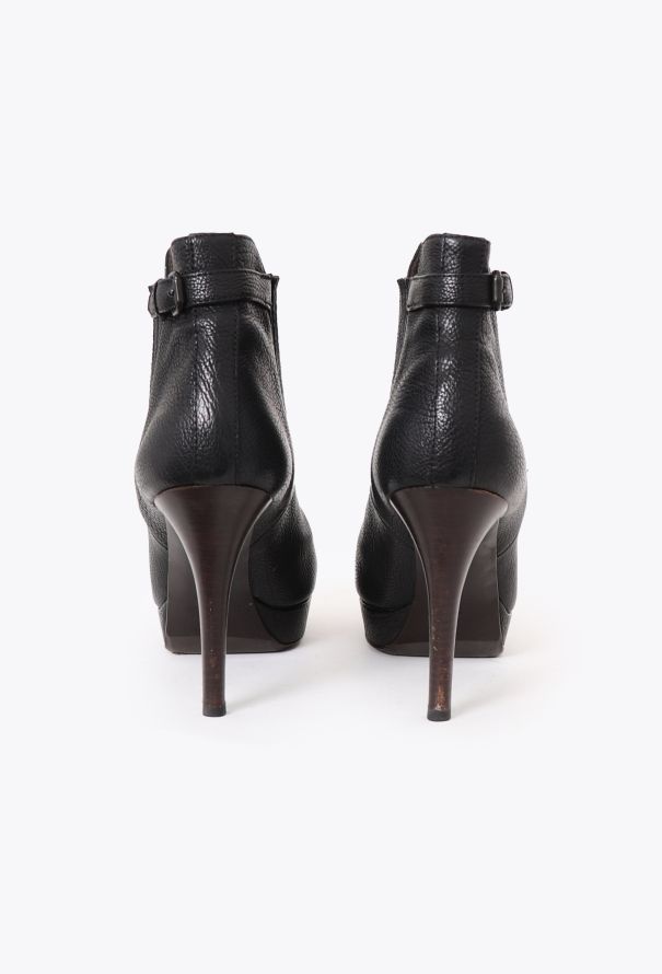 Bottega Veneta Leather Intrecciato Chelsea Boots - 4