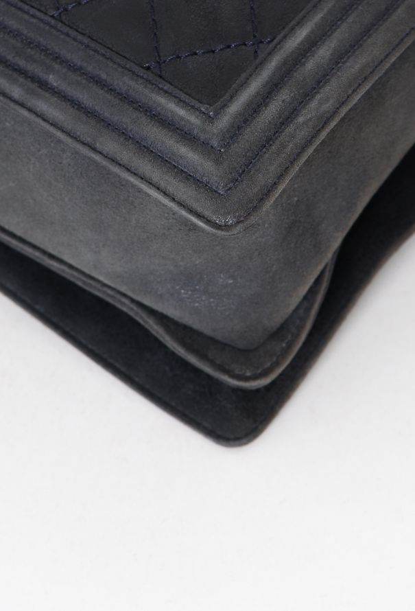 Chanel Navy Maxi Boy Bag - 8