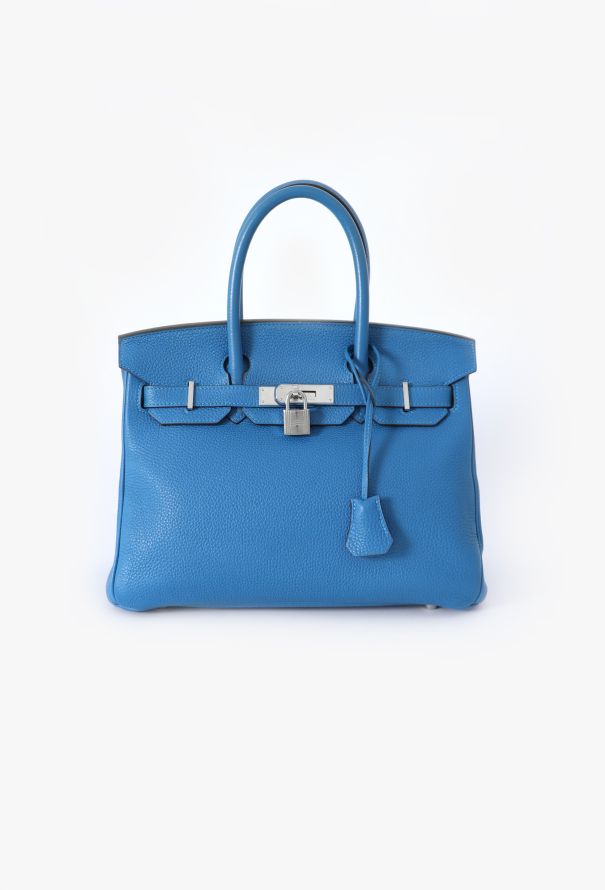 Hermès Bleu Mykonos Togo Birkin 30 - 1
