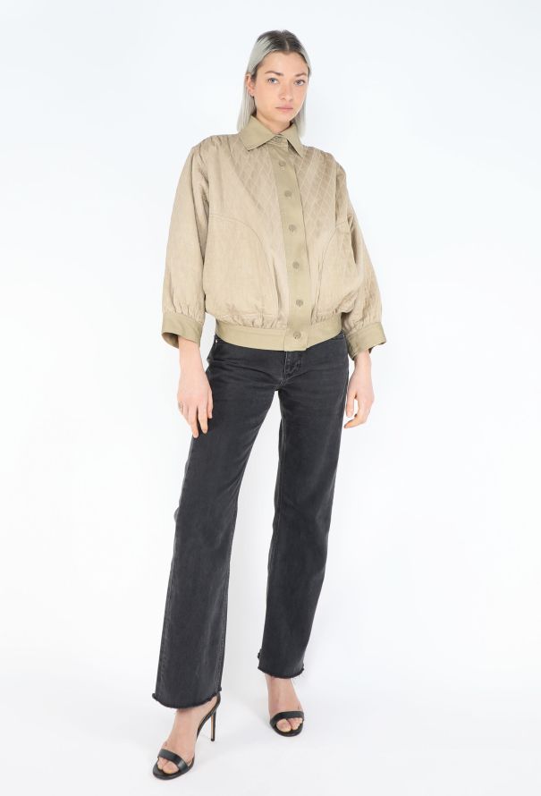 Saint Laurent Rare 1975 Quilted Bomber Jacket - 1