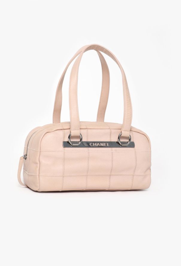 Chanel Caviar Chocolate Bar Bowling Bag - 2