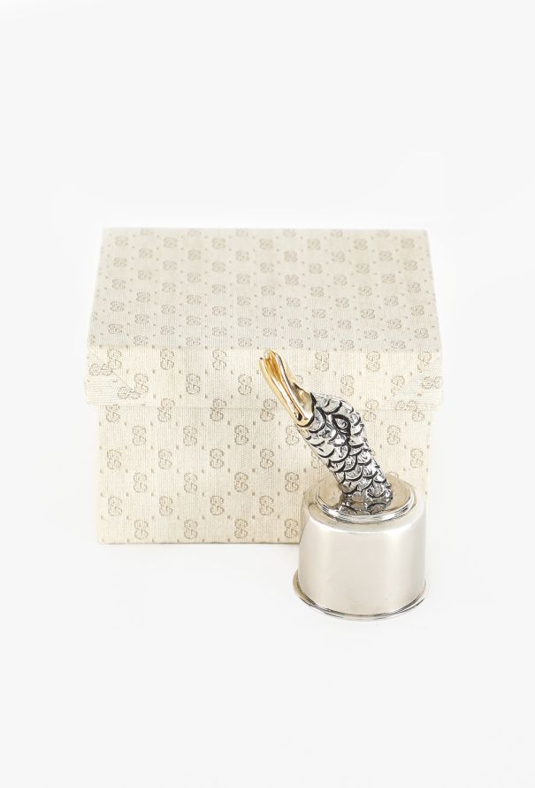 Gucci '70s Silver-Plated Duck Bottle Cap - 1