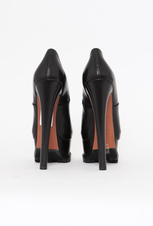 Alaïa Platform Leather Stiletto Boots - 3 Alaïa Platform Leather Stiletto Boots - 3