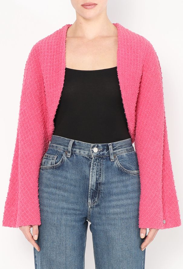 Chanel 2022 Bouclé 'CC' Charm Bolero - 3 Chanel 2022 Bouclé 'CC' Charm Bolero - 3