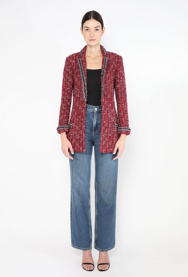 Chanel 2017 Braided Trim Tweed Jacket - 3