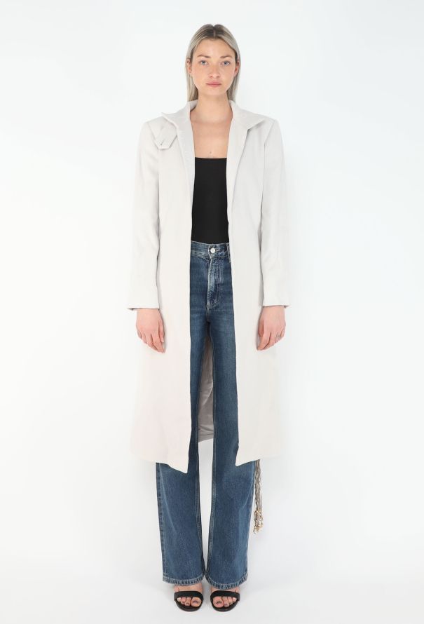 Chloé Iconic F/W 2000 Belted Fringe Coat - 6