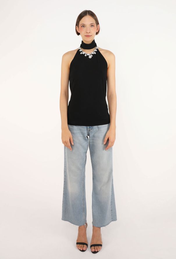 Dolce & Gabbana Strass Collier Halter Top, 2001 - 3