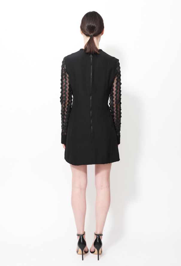 Louis Vuitton Utility Zipper Dress BLACK. Size 36