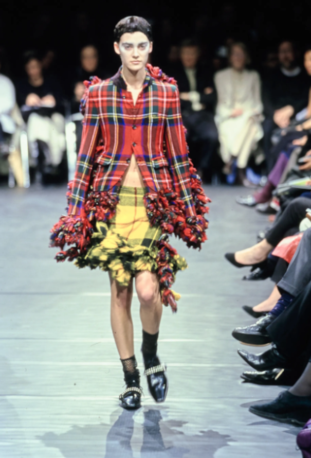 Comme des Garçons F/W 2000 Embroidered Ruffled Blazer - 2 Comme des Garçons F/W 2000 Embroidered Ruffled Blazer - 2