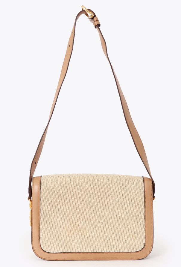 Céline Vintage Canvas Triomphe Shoulder Bag - 5 Céline Vintage Canvas Triomphe Shoulder Bag - 5