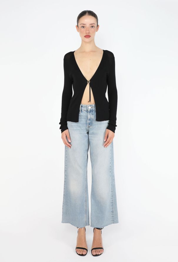 Gucci 1998 Buckled Knit Cardigan - 2