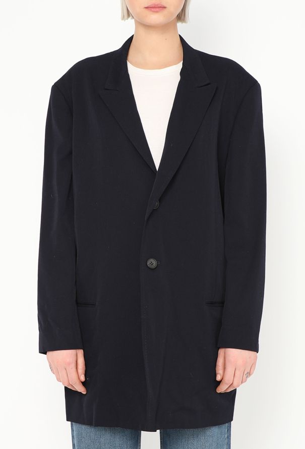 Yohji Yamamoto 1994 Navy Oversized Blazer - 2 Yohji Yamamoto 1994 Navy Oversized Blazer - 2