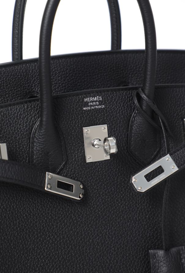 Hermès Highly Coveted Black Togo Birkin 25 - 15