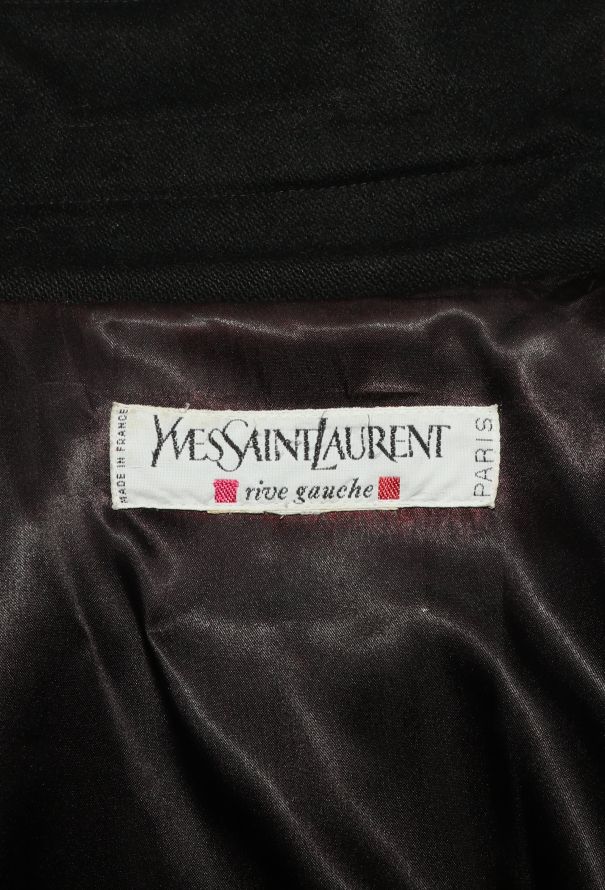 Saint Laurent Vintage Asymmetric Button Coat - 6