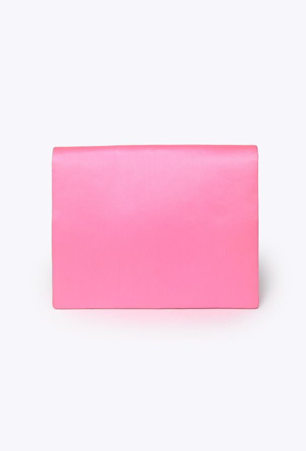 Saint Laurent '90s Satin Envelope Clutch - 4