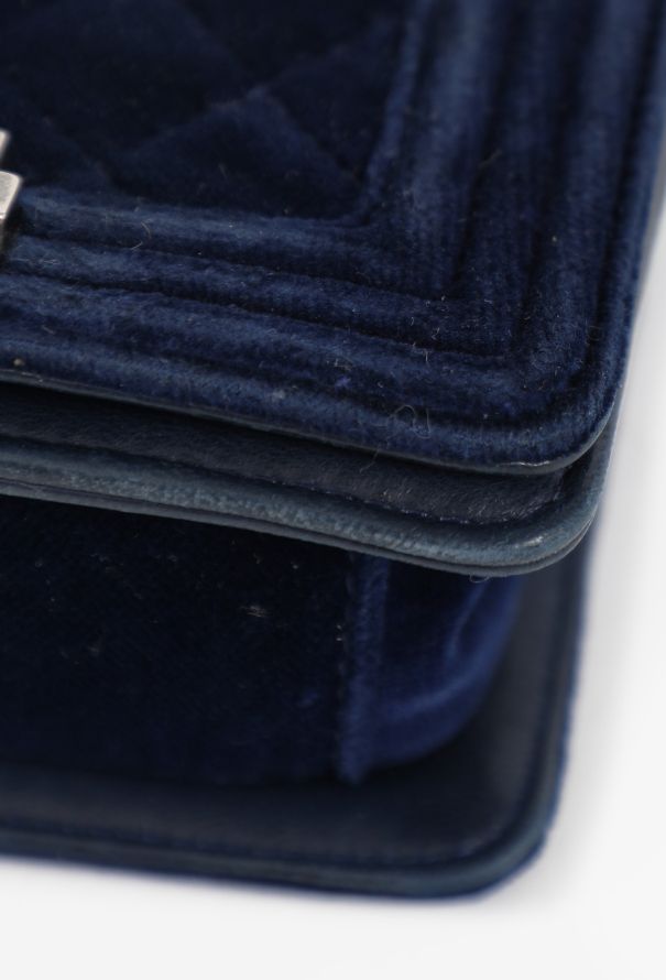 Chanel Quilted Velvet Mini Boy Bag, F/W 2012 - 9
