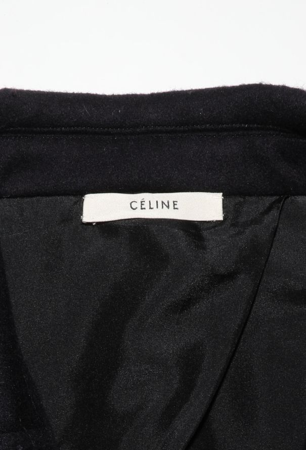 Céline Marine Cashmere Coat - 5