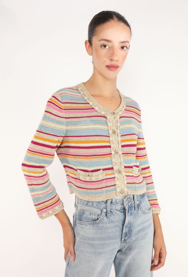 Chanel Cropped Gripoix Cardigan, Resort 2011 - 5