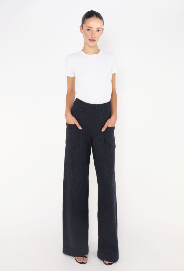 Chanel Cashmere & Wool Knit Pants - 3 Chanel Cashmere & Wool Knit Pants - 3