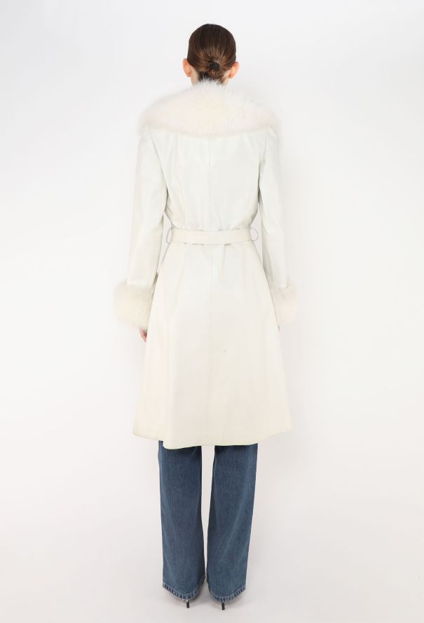 Jean Pecarel Fox Fur Leather Coat - 5