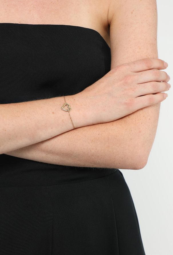Cartier 18k Gold Trinity Heart Bracelet - 4
