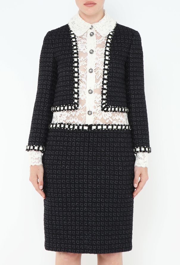 Chanel STUNNING Pre-Fall 2016 Paris-Rome Chantilly Dress - 3