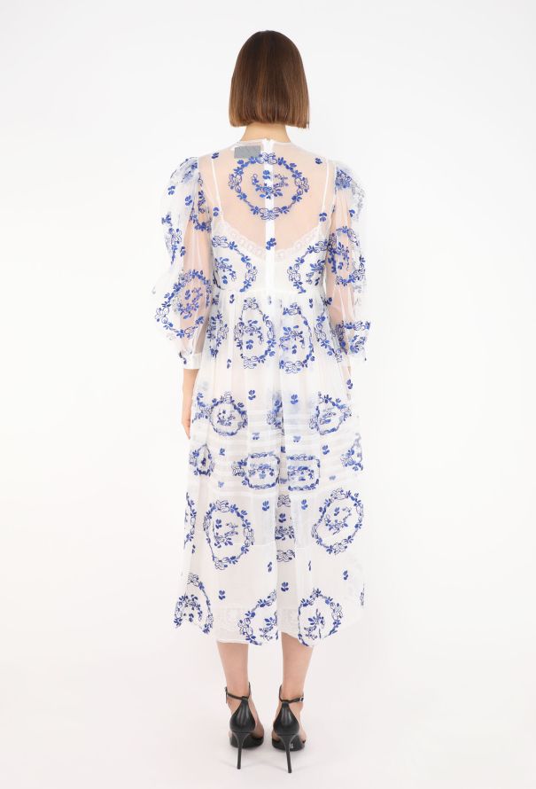 Simone Rocha Embroidered Tulle Dress, 2020 - 8