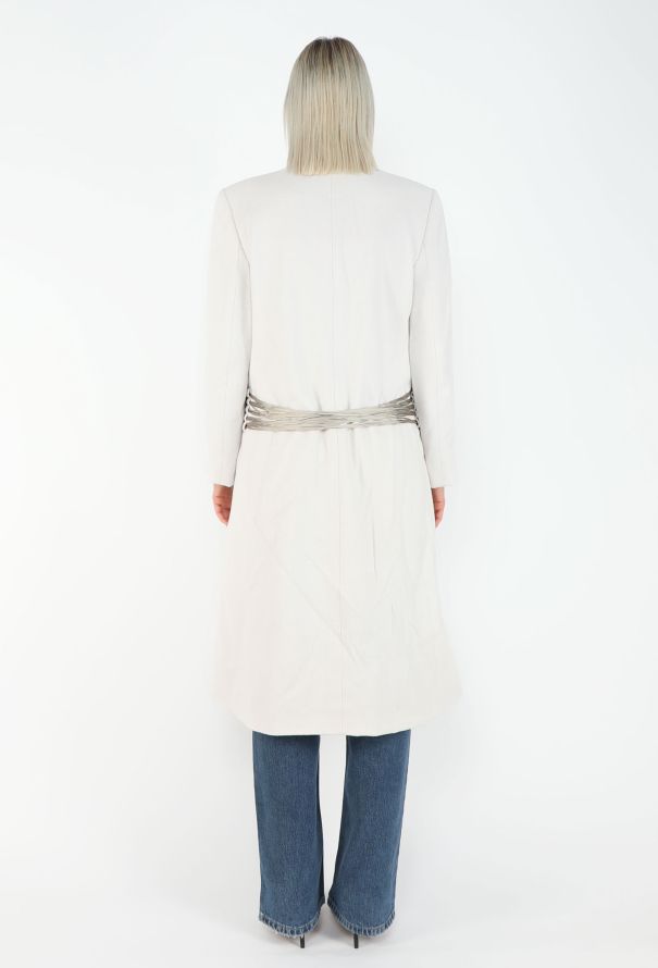 Chloé Iconic F/W 2000 Belted Fringe Coat - 7