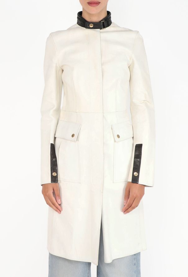 Gucci Bicolor Leather Coat, F/W 2000 - 2