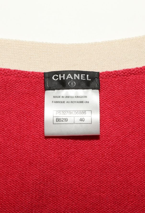 Chanel Bicolor Cashmere Knit Cardigan - 6 Chanel Bicolor Cashmere Knit Cardigan - 6