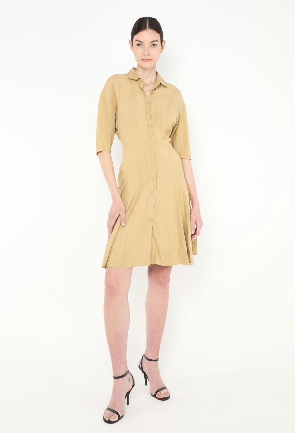 Alaïa S/S 1987 Flared Button Down Dress - 1