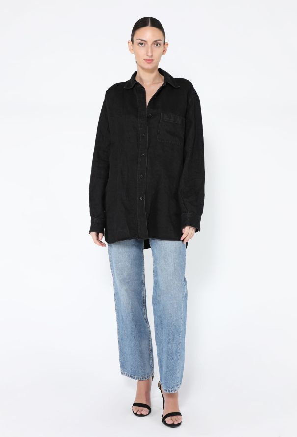 The Row S/S 2025 Nesson Linen Shirt - 3