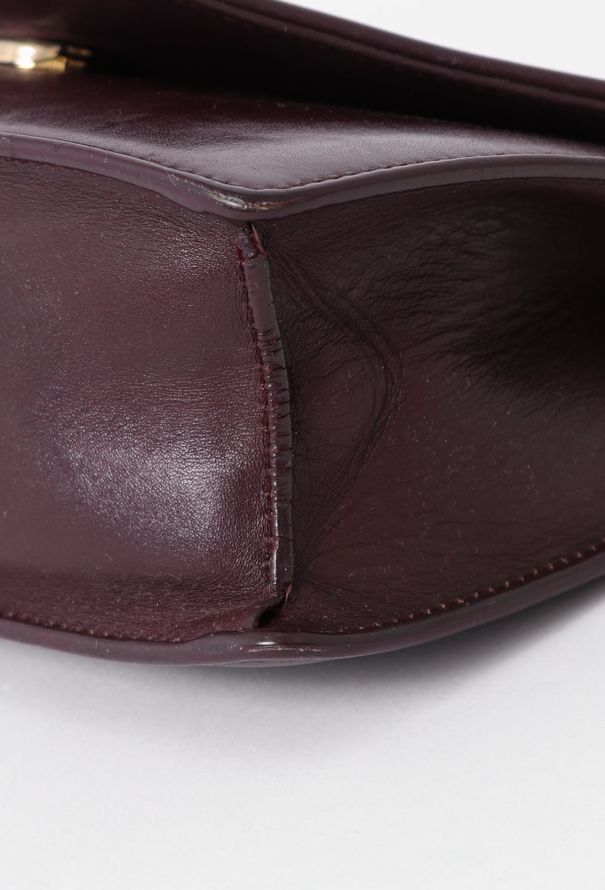 Saint Laurent Burgundy Betty Bag - 8