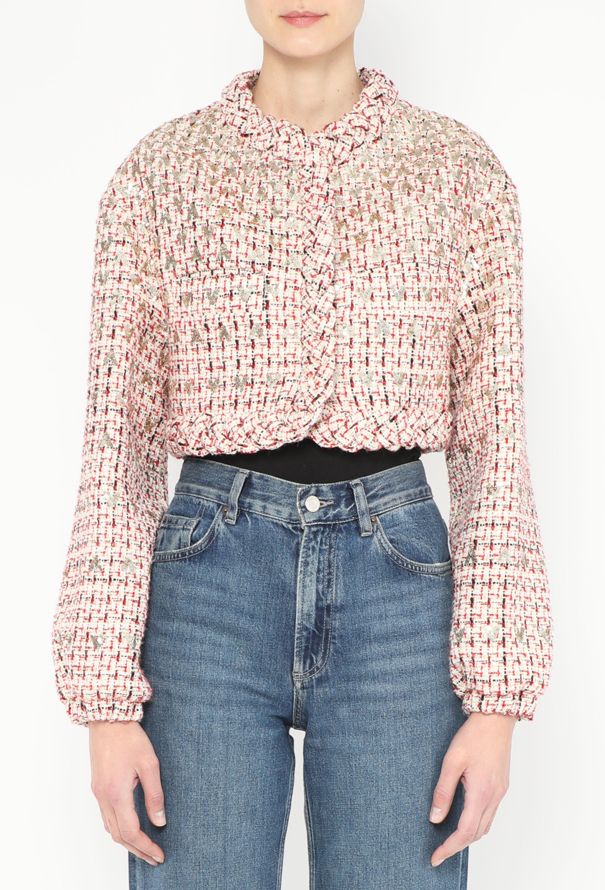Valentino 2021 Sensation Embellished Tweed Jacket - 1