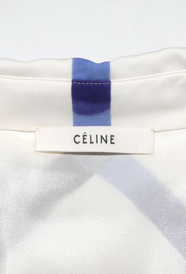 Céline Checkered Silk Tunic, Pre-Fall 2014 - 7