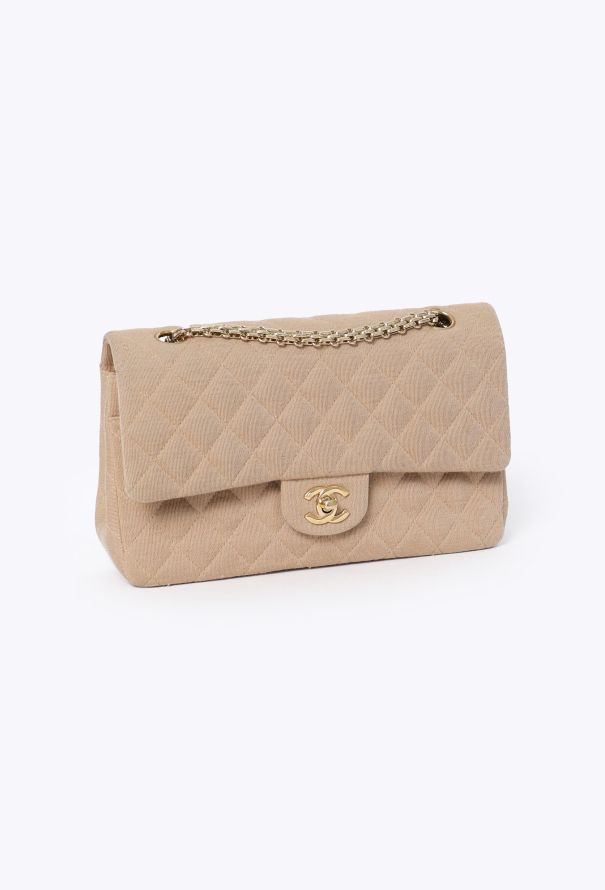 Chanel Vintage Jersey Medium Timeless Bag - 3
