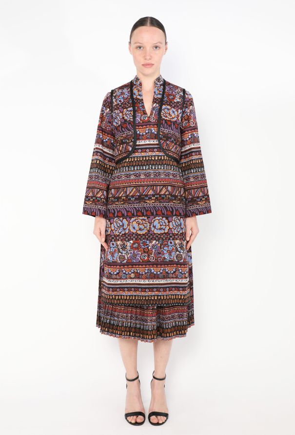 '70s Printed 3-Piece Skirt Ensemble - 5 '70s Printed 3-Piece Skirt Ensemble - 5