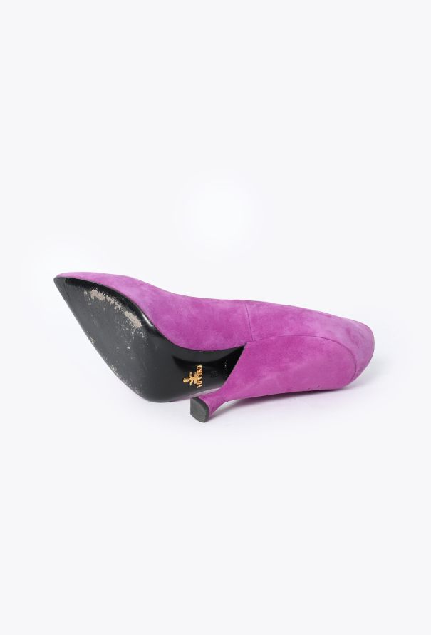 Prada Suede Mod Pumps - 5 Prada Suede Mod Pumps - 5