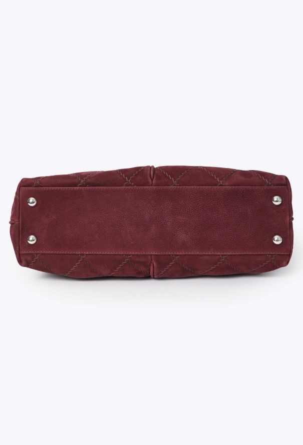 Chanel Quilted French Reviera Nubuck Hobo Bag - 8