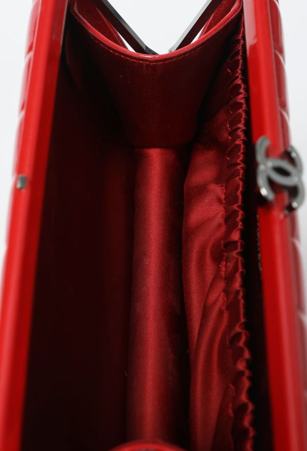 Chanel Patent Chocolate Bar Clutch - 12