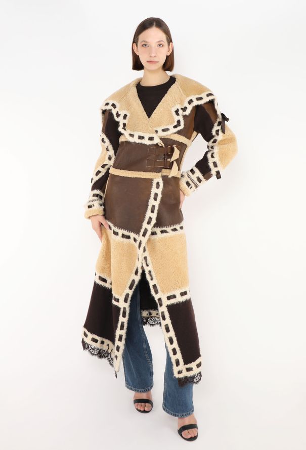 Dior COLLECTOR F/W 2005 Patchwork Shearling Coat - 4 Dior COLLECTOR F/W 2005 Patchwork Shearling Coat - 4
