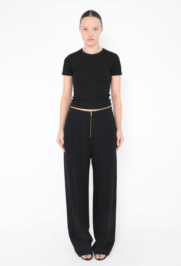 Céline S/S 2011 Crêpe Zipper Trousers - 3