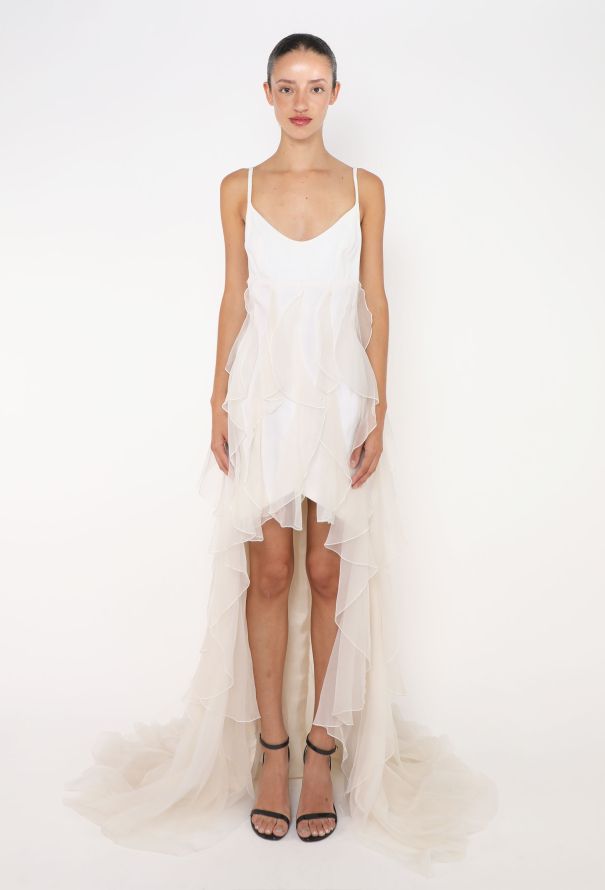 Dior RARE 1994 Cascading Organza Gown - 2